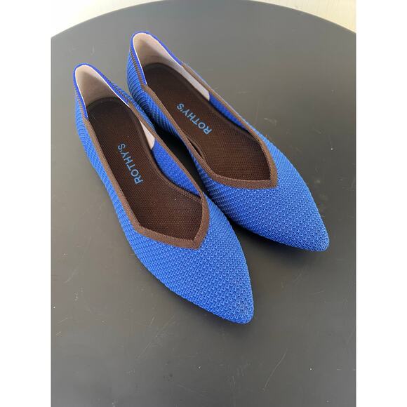 Rothy's The Point Lazuli Blue sz 8.5 - Picture 1 of 5